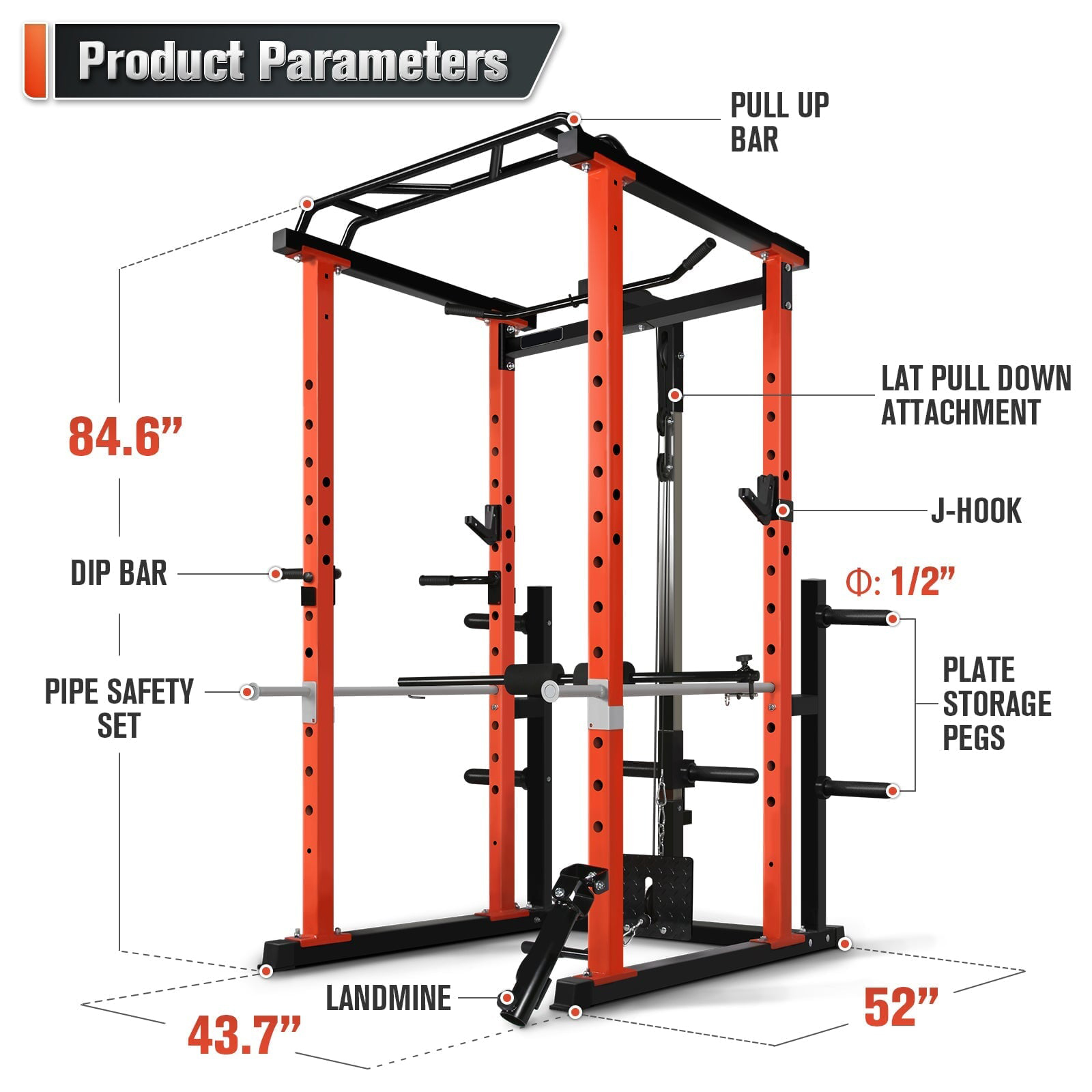 Home Gym Machine - Rak Latihan Multifungsi Komersial untuk Rumah