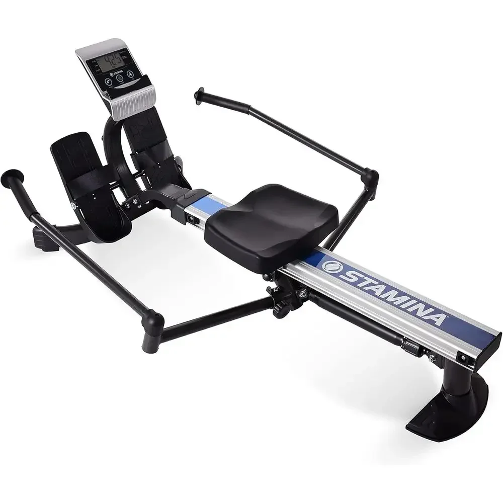 Home Gym Machine - Mesin Dayung Hidrolik, Resistensi 250 lbs,