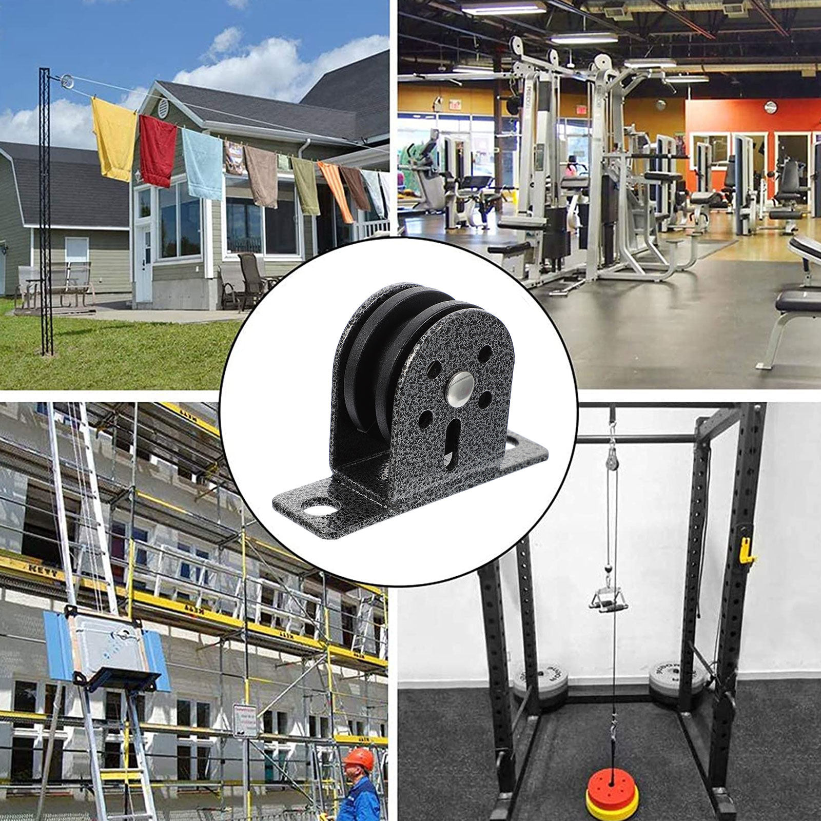 Pulley Home Gym - 2 Buah Katrol Fitness Bearing untuk