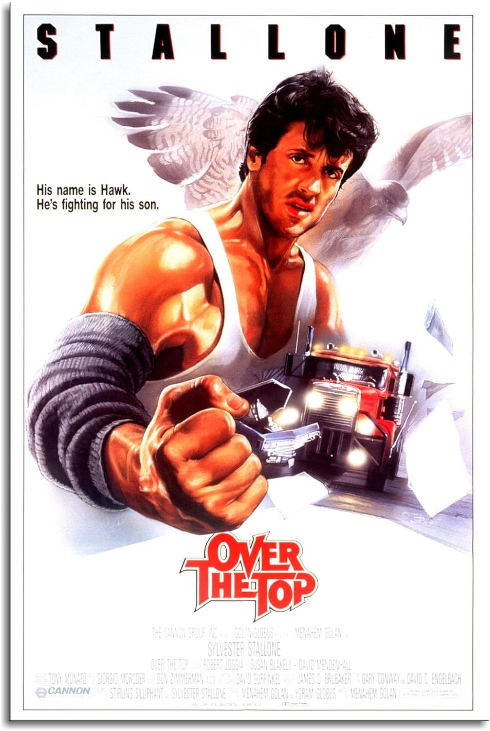 Poster Film Over The Top Cetak - Home Gym Decor ulasan dan harga