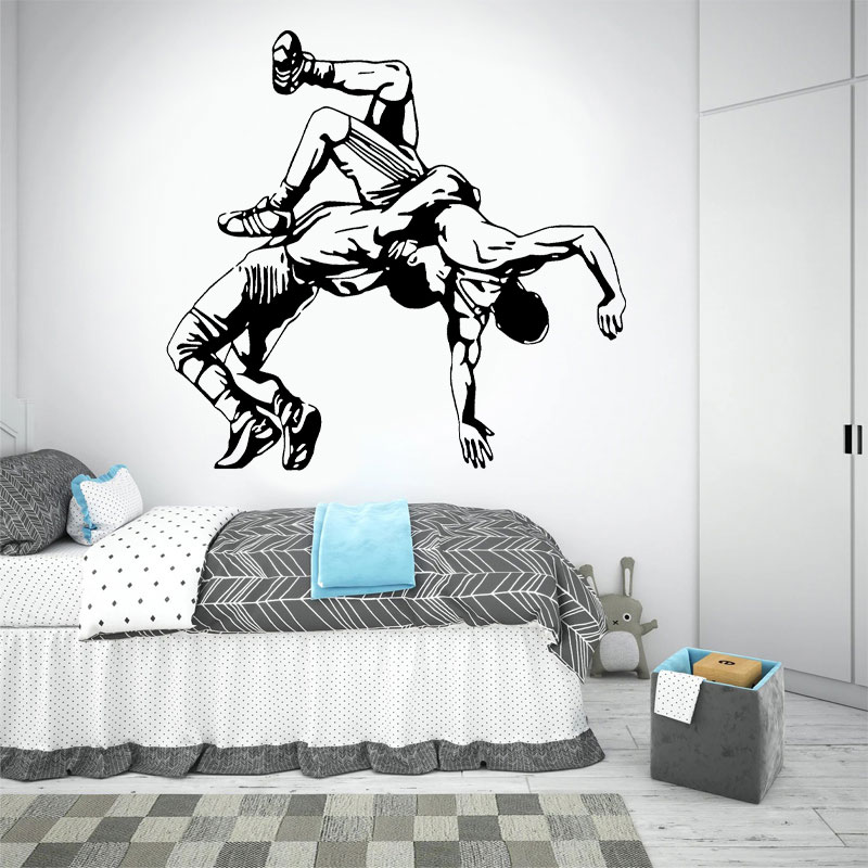 Stiker Dinding Lempar Gulat St - Home Gym Furniture ulasan dan harga