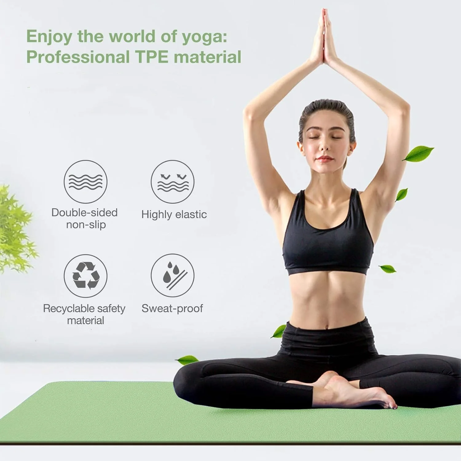 Matras yoga TPE ramah lingkung - Home Gym Furniture ulasan dan harga