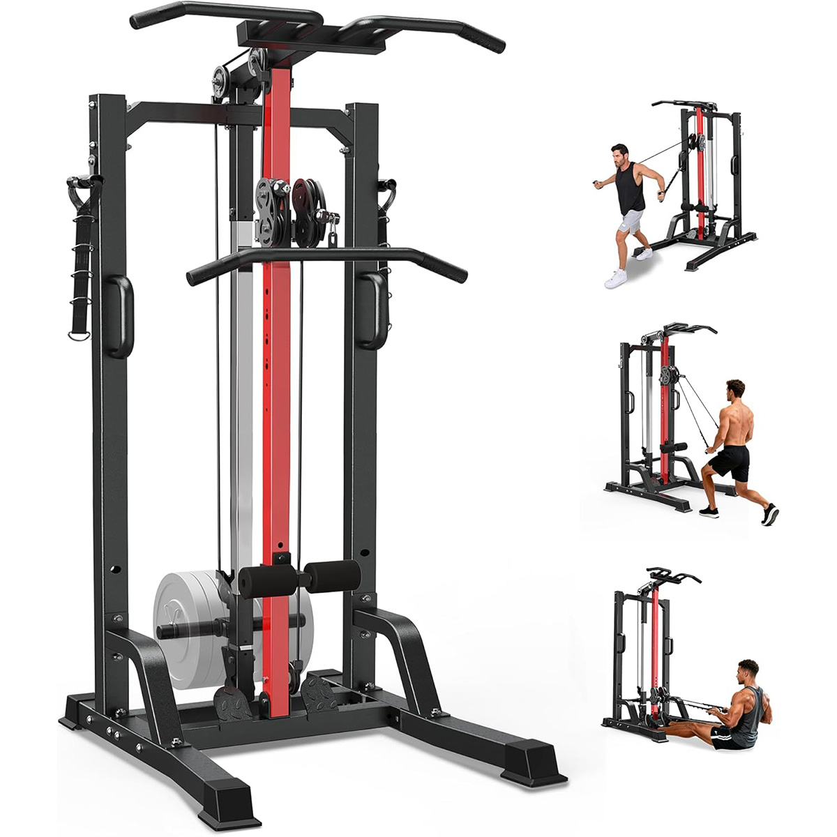 Mesin Gym Rumah Pooboo - Siste - Pulley Home Gym ulasan dan harga
