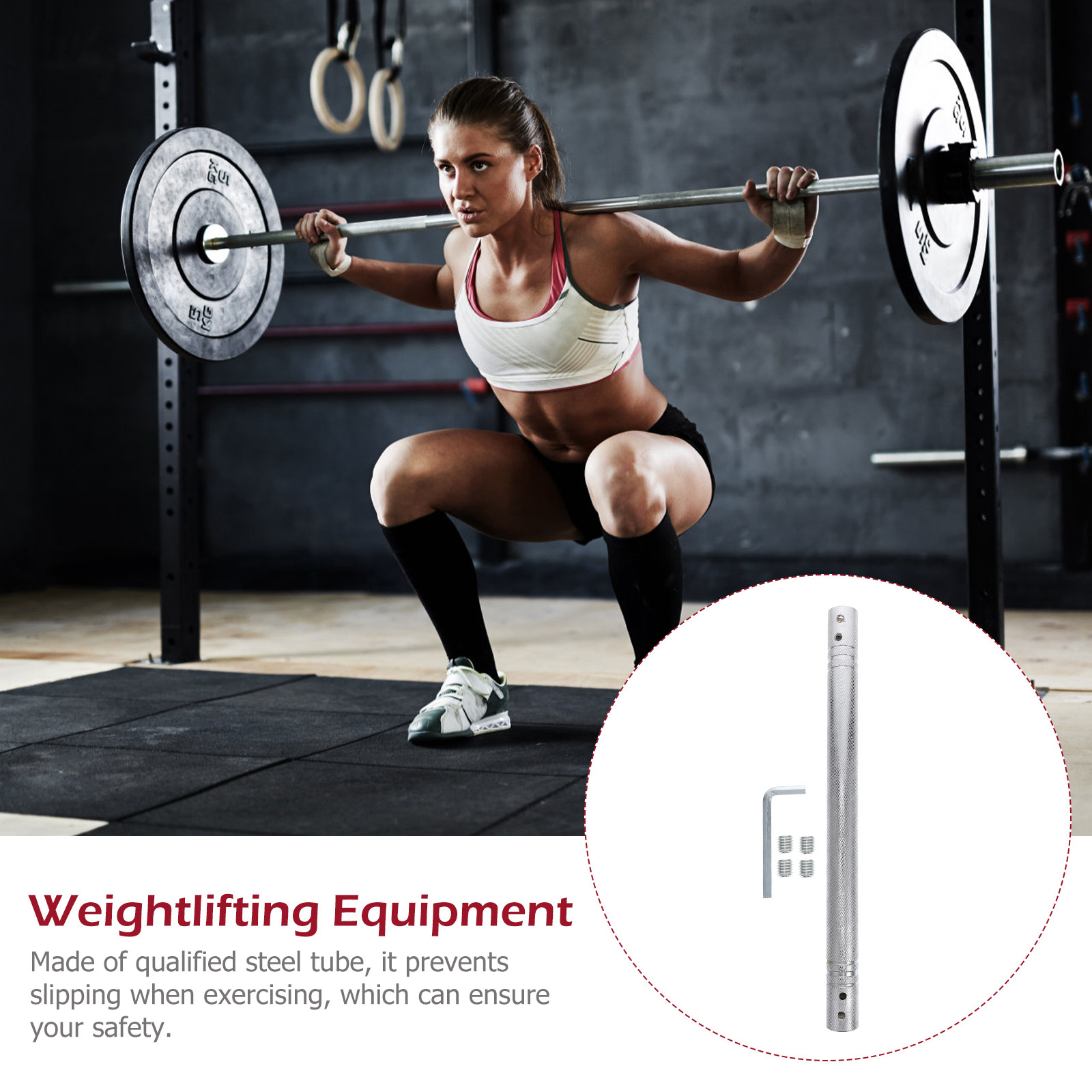 Konektor Barbel 40Cm untuk Kon - Home Gym Youtube ulasan dan harga