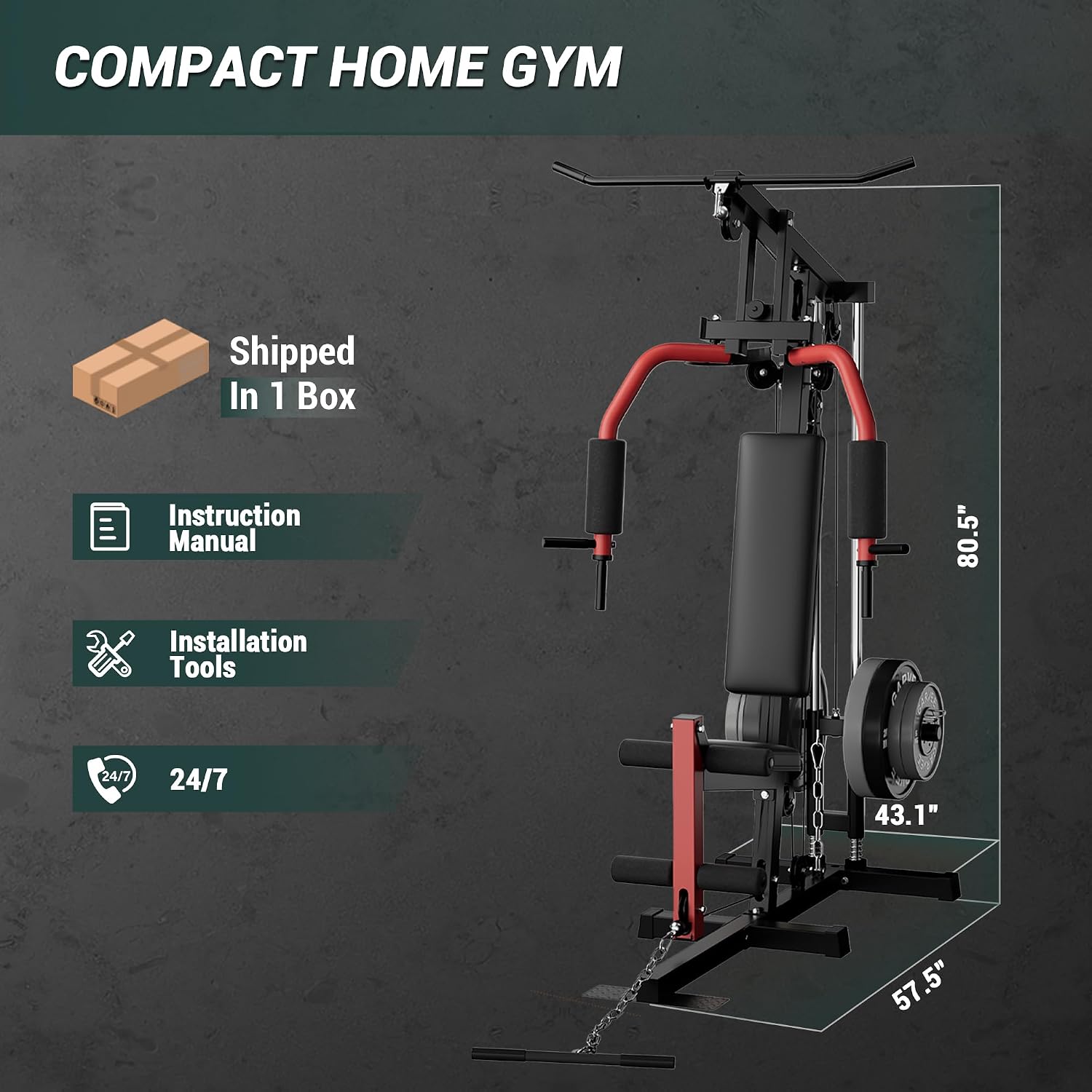 Mesin Gym Rumah untuk Seluruh  - Pulley Home Gym ulasan dan harga