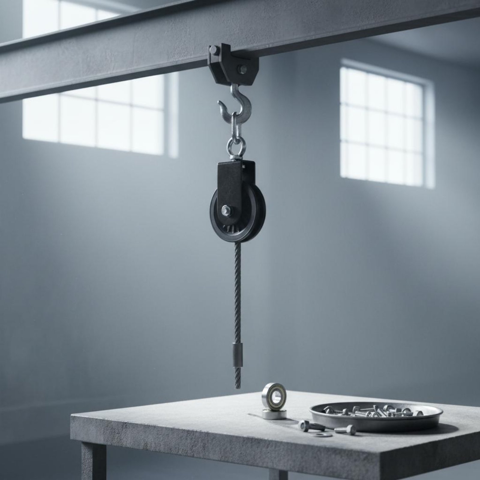 Braket Katrol Fitness DIY, Kat - Pulley Home Gym ulasan dan harga
