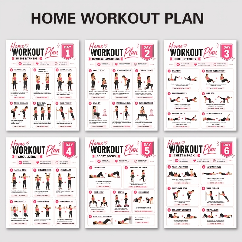 Set Lengkap 6 Lembar Latihan U - Home Gym Reviews ulasan dan harga
