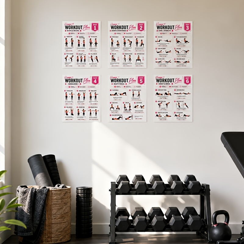Set Lengkap 6 Lembar Latihan U - Home Gym Reviews ulasan dan harga