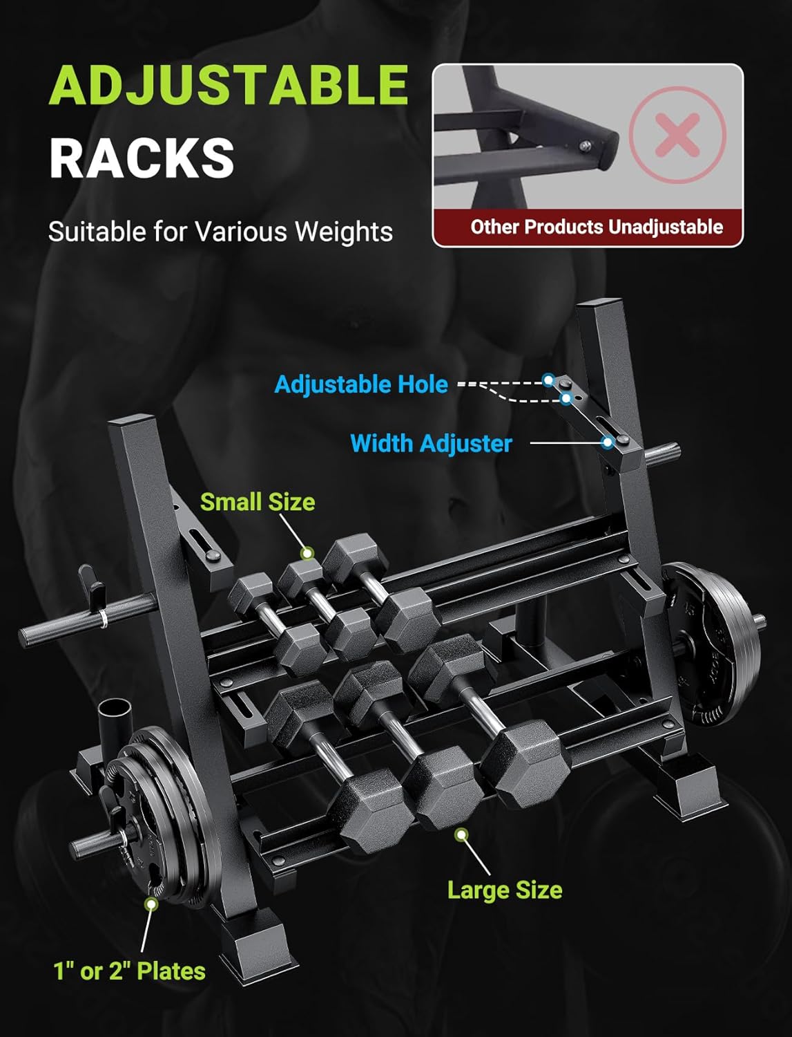 Rak Dumbbell 3 Tingkat, Dapat  - Home Gym Training ulasan dan harga