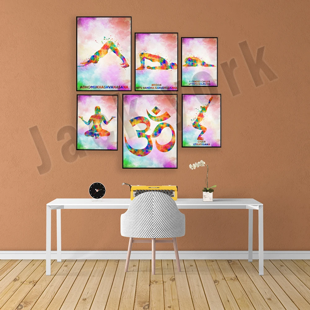 Yoga Ashtanga Poster Pose ruma - Home Gym York ulasan dan harga