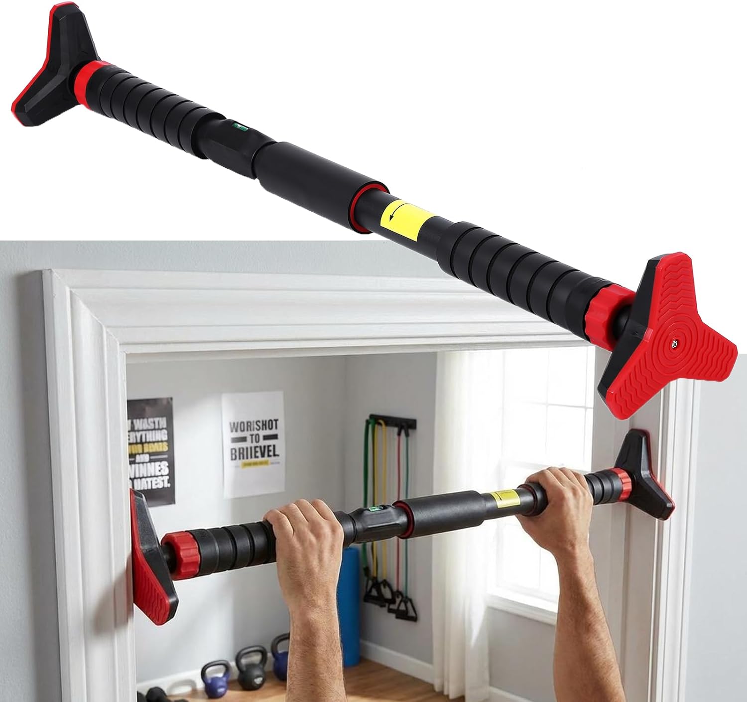 Pull Up Bar untuk Pintu, Chin  - Chin Up Doorframe ulasan dan harga