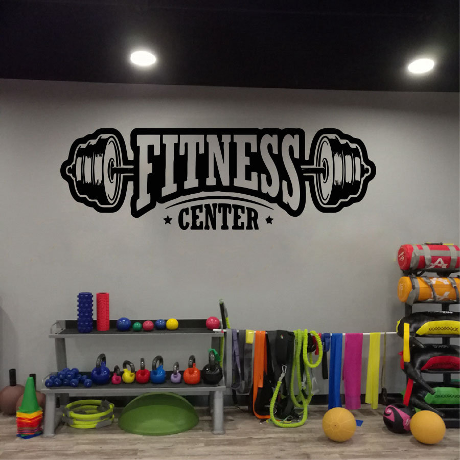 Gym Vinyl Dekorasi Dinding Dec - Home Gym Furniture ulasan dan harga