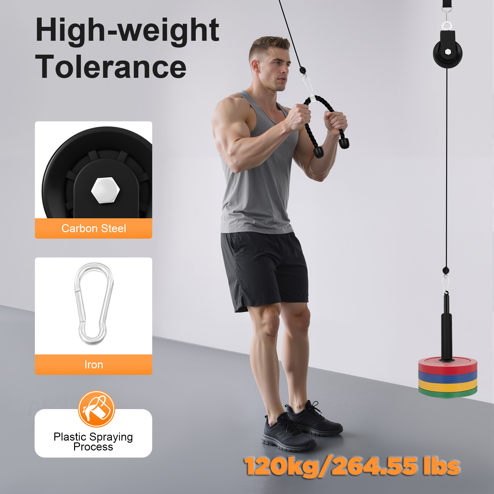 Sistem Kebugaran Tarik Kabel 1 - Pulley Home Gym ulasan dan harga
