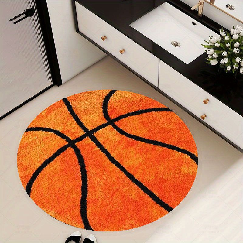 Karpet Bulat Pola Bola Basket  - Home Gym Furniture ulasan dan harga