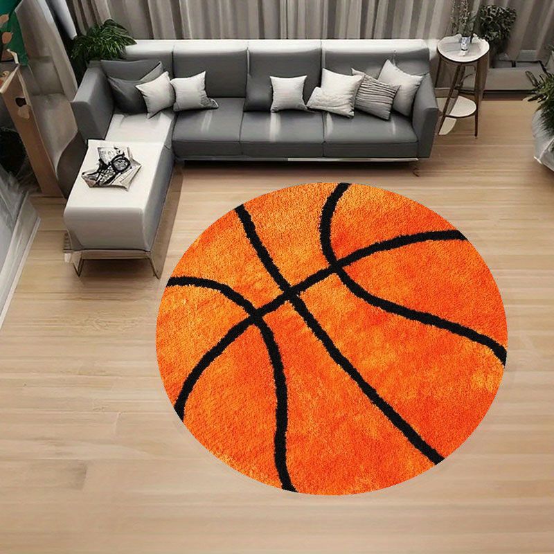 Karpet Bulat Pola Bola Basket  - Home Gym Furniture ulasan dan harga