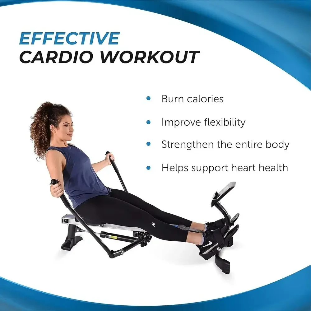 Mesin Dayung Hidrolik, Resiste - Home Gym Machine ulasan dan harga