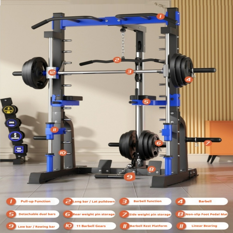 Rangka latihan multifungsi unt - Home Gym Leg Press ulasan dan harga