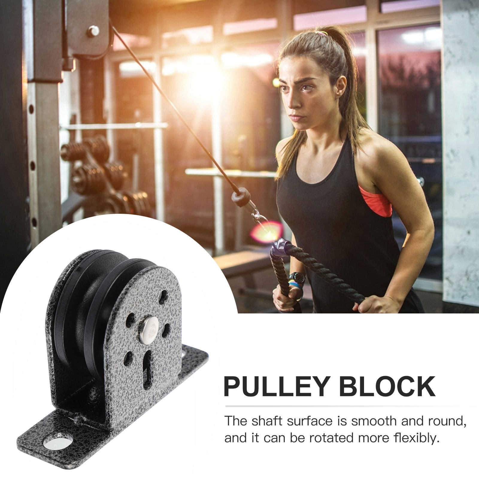 2 Buah Katrol Fitness Bearing  - Pulley Home Gym ulasan dan harga