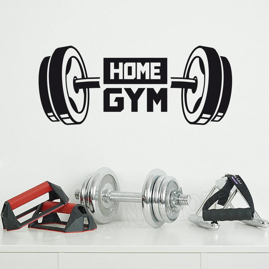 Stiker Dinding Dekorasi Gym Ru - Home Gym Furniture ulasan dan harga